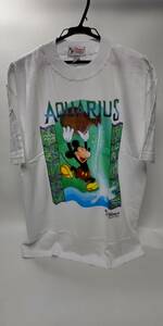 「ミッキーマウス 半袖Tシャツ L/XL Mickey's COLLECTIONS DISNEY 白色系」未使用【送料無料】「おかあさんのお針箱」00200409