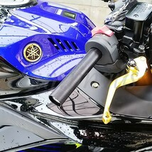 正規品 高品質 ブラックアルマイト 俺スロ アルミ製 ハンドル グリップ 中空 スロットル YZF-R3 MT-03 RH13J RH07J YZF-R25 MT-25 対応_画像7