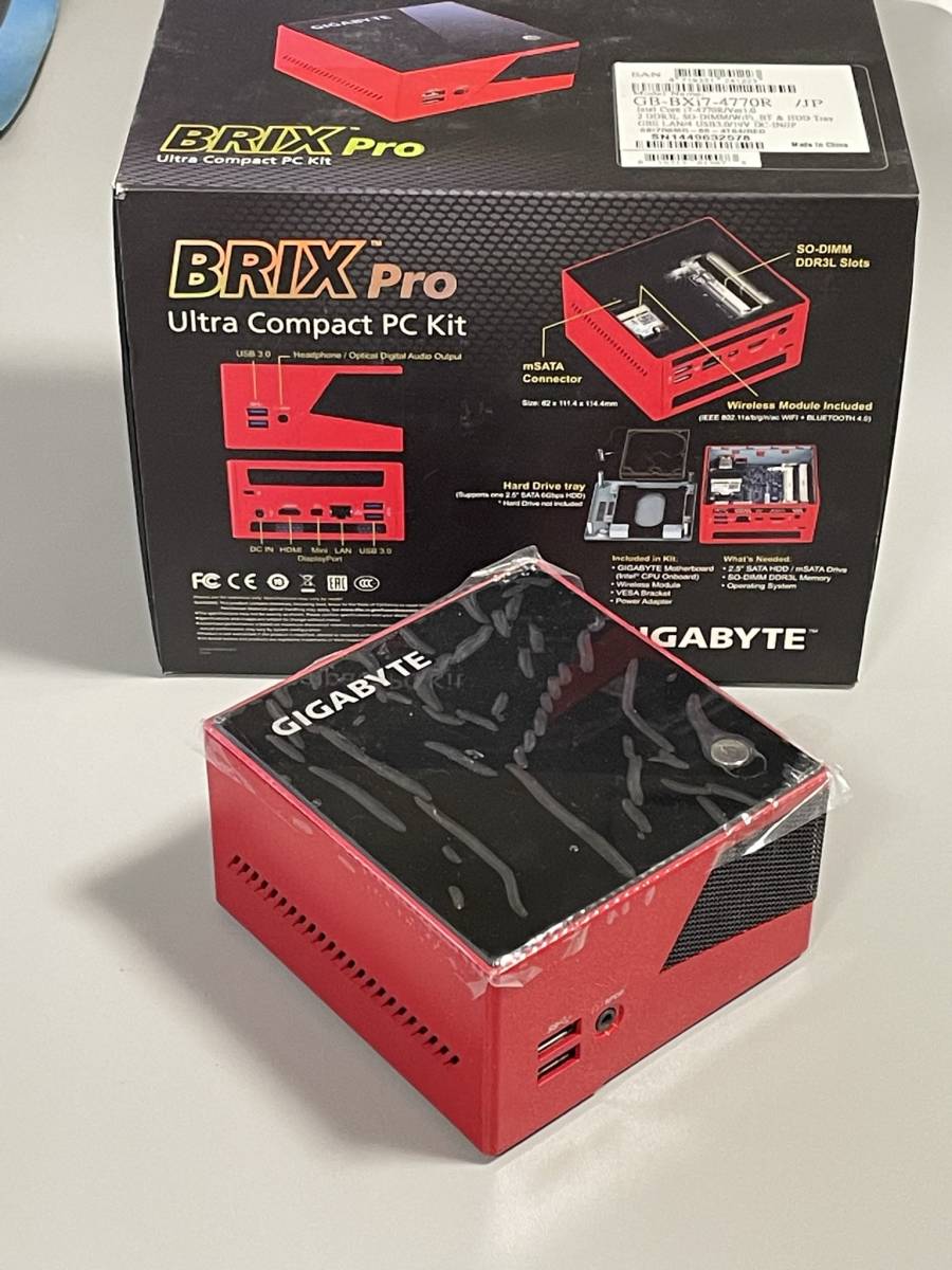 GIGABYTE BRIX Pro GB-BXi7-4770R Win10Pro 【正規激安