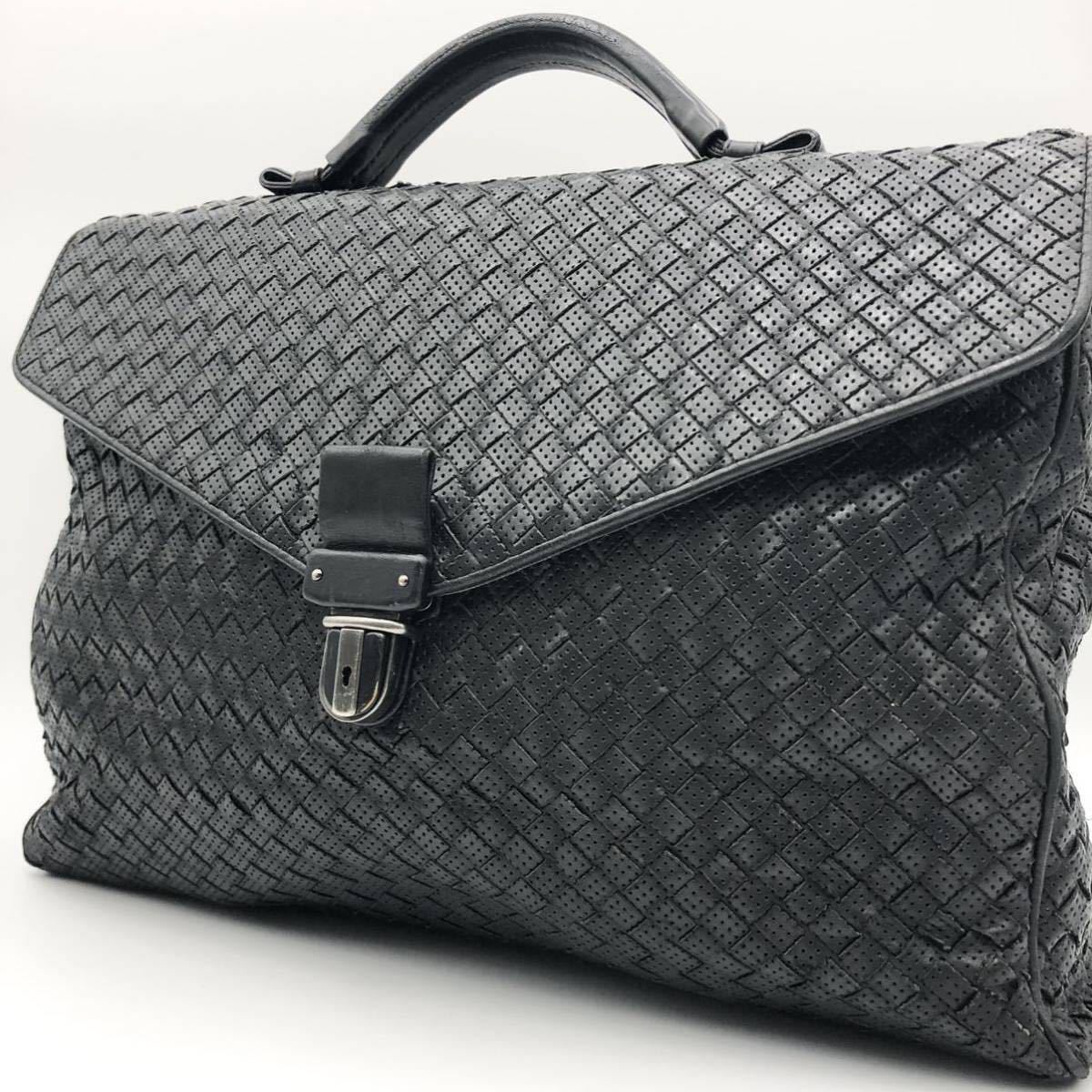 ボッテガ・ヴェネタ BOTTEGA VENETA イントレチャート ブリーフケース
