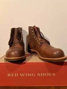 新品◆REDWING アイアンレンジ 8111 アンバーハーネス 8.5D(26.5～27.5cm)レッドウィング キャップトゥ