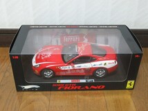 1/18ミニカー　Ferrari　フェラーリ599GTB　FIORANO　フィオラノ　PANAMERICAN20000　赤　Hot-Wheels　ホットホイール限定品【管理：1045】_画像1