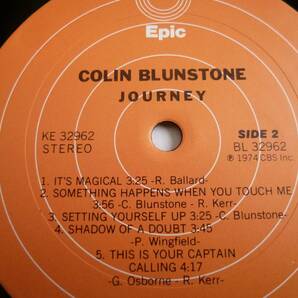 Colin Blunstone『Journey』LP Soft Rock ソフトロック The Zombiesの画像4