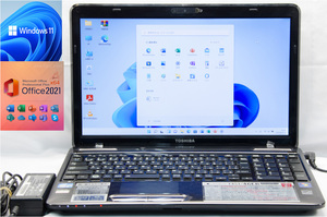 ★最新Windows11★東芝 dynabook T451/46EB★第二世代Corei5/無線wifi/DVD搭載/4G/大容量500G/Office2021