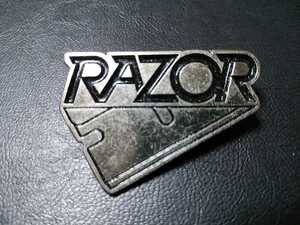 RAZOR メタルピンバッジ / slayer metallica exodus possessed exhorder testament sodom kreator