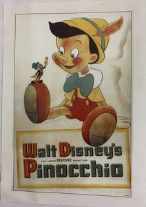  Pinocchio постер Disney 