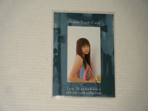 □■さくら堂(2003)/夏川純 Double Truth Card(生写真カード)D(柄水着) #12/12