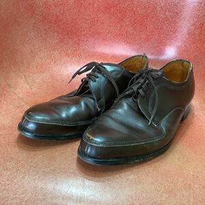 ビンテージドレスシューズレザーシューズ古着アメカジUSAアメリカイングランド製ヨーロッパ 70年代28センチオールデン革靴