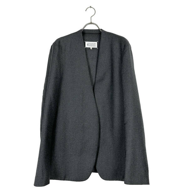 Maison Margiela(メゾン マルジェラ) Collarless Wool Flannel Jacket 2017AW (charcoal)