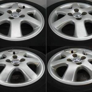 ★カローラフィールダー 純正アルミホイール4本セット タイヤ付 14X6JJ+45 4H100 185/70R14 TA-ZZE122G アクア ヴィッツ ポルテ ヤリスの画像6