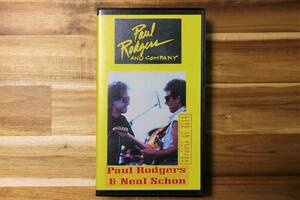 VHS Paul Rodgers & Neal Schon LIVE IN FLORIDA ☆ ポール・ロジャース ライヴ ビデオテープ