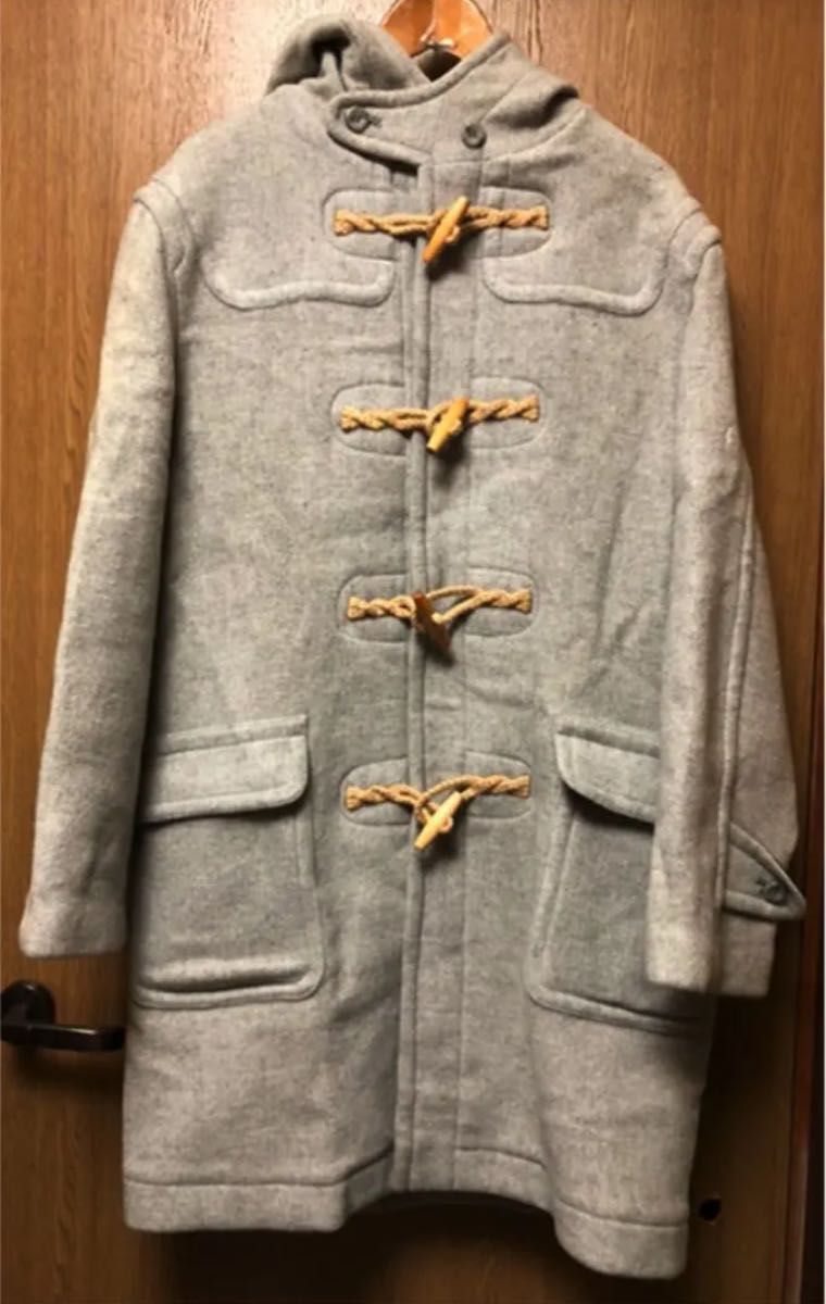 MoorBrook生地使用 美品 CORBYMORE ヘリンボーンダッフルコート Rバーリントン ダッフルコート ムーアブルック MOORBROOK