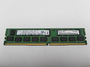 メモリ サーバーパソコン用 1.20V SK hynix PC4-19200T(DDR4-2400T) ECC Registered 16GB HMA42GR7AFR4N-UH 起動確認済です