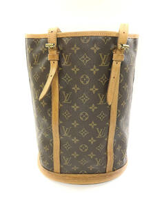 LOUIS VUITTON ユニセックス モノグラム ショルダー型バケット ★ポーチ欠品 M42236 中古品