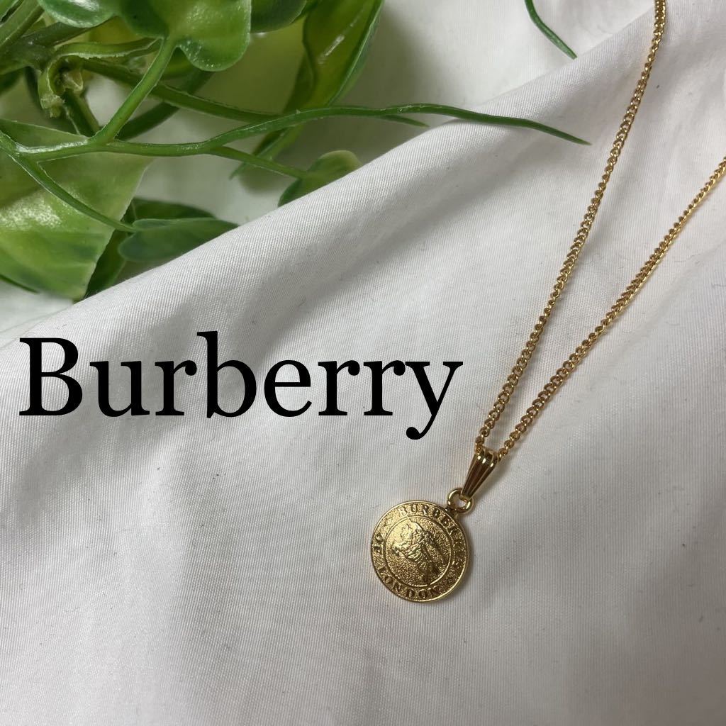メーカー直送】 【極美品】Burberry バーバリー ネックレス ゴールド