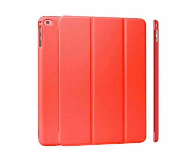 iPad mini 1/2/3/4/5 用 シリコンケース（赤）スマートケース