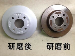  brake rotor grinding do 1 sheets 2500 jpy ~ Vitz NSP130