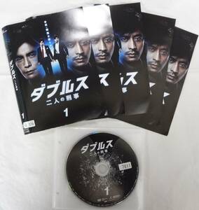 送料無料　レンタル落ち中古DVD　ダブルス　二人の刑事　全5巻セット　伊藤英明、坂口憲二主演