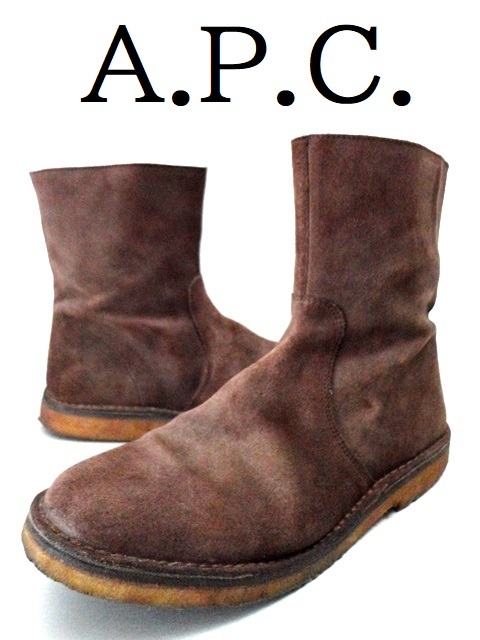 ヤフオク! -a.p.c. ブーツの中古品・新品・未使用品一覧