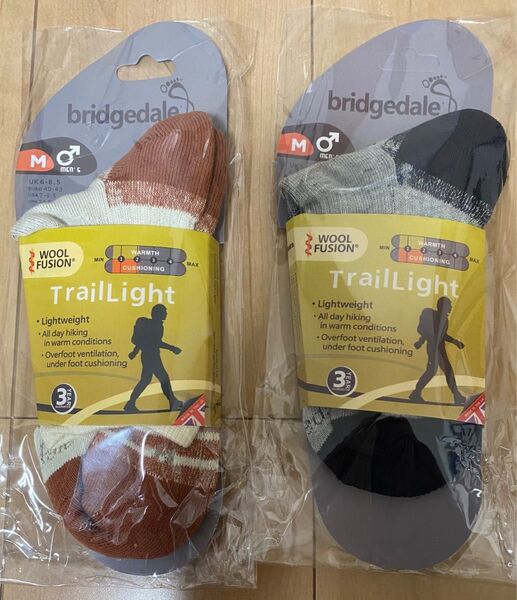 北欧ブリッジデール Bridgedale ハイキング・登山 ソックス 2足セット