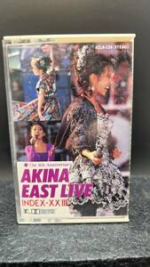 AKINA　EAST LIVE INDEX-XXⅡ the 8th Anniversary　中森明菜　カセットテープ　レア　メモパット付き　冊子付き　