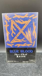 X JAPAN BLUE BLOOD エックスジャパン　ブルー・ブラッド　カセットテープ　28KH 5224 歌詞カード　付属品有り