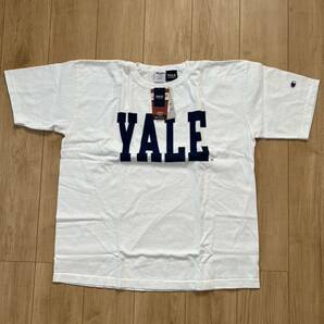 Champion YALE T1011 XL 半袖Tシャツ イェール チャンピオン カレッジ ヴィンテージ made in usa デカロゴ デッドストックの画像1