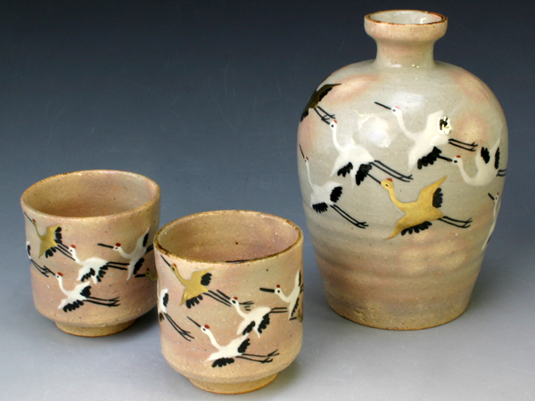 京焼・清水焼 お預け酒器 釉彩線紋(ゆうさいせんもん) 花月 RHS196 陶器 | protonts.com