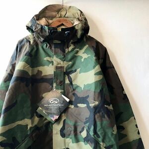  dead stock! ADVENTURE TECH GORE-TEX wood Land duck desert duck reversible jacket L-L USA made Vintage Gore-Tex 