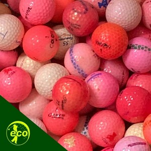 ロストボール ブランド混合 ピンク 30個 Bランク 中古 ゴルフボール ロスト エコボール