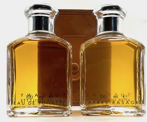 *ta ska колено ARAMIS*TUSCANY LEATHER DUO EDT. & AFTER SHAVE APRES RASAGE/U.K. Spec.** не использовался / экспонирование / хранение товар / Special производства гладкая кожа кейс входить 