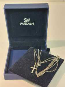 SWAROVSKI стразы Cross колье 