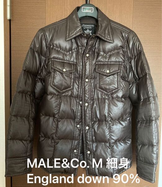 MALE&Co. プレミアムダウン M 細身 England down 90% ダウンジャケット