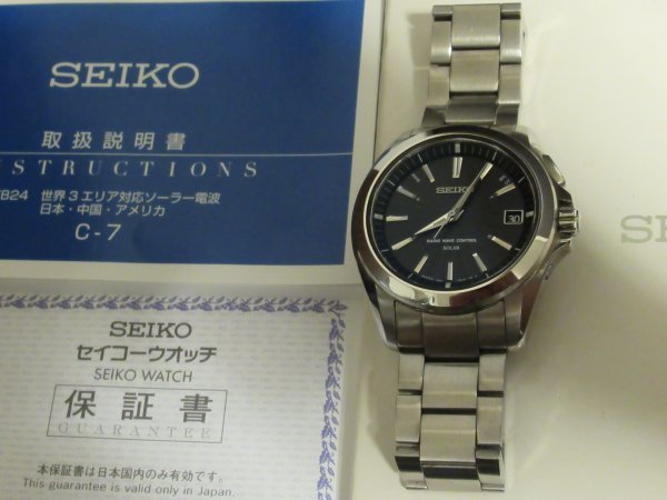 SEIKO【セイコー】ブライツ メンズ腕時計 クォーツ SAGZ071 24 時計