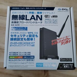 PLANEX WPSボタン搭載 IEEE802.11g/b 高機能・ハイパワー無線LANブロードバンドルータ BLW-54CW3