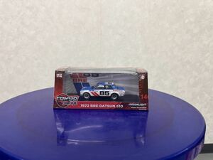 新品　1/43 GREENLIGHT 1972 BRE Datsun 510 Bobby Allison w18×H8×D7