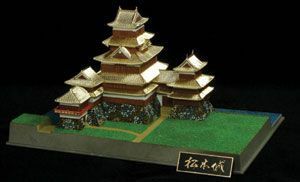  japanese name castle Joy Joy Gold Matsumoto castle plastic model .. company free shipping 