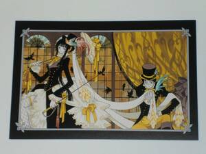 ×××HOLiC　☆　イラストカード　⑤　コミック購入特典　☆　CLAMP　×××ホリック　ポストカード