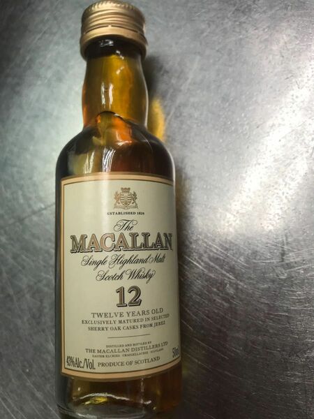 【全国送料無料】The MACALLAN 12年。 43度　50ml