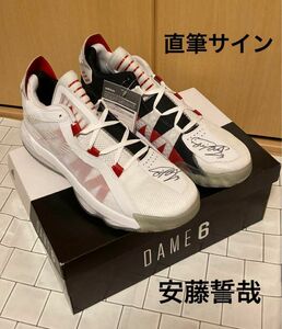 安藤誓哉　直筆サイン入り　Dame6 島根スサノオマジック　アルバルク東京　bリーグ　アカツキファイブ　バスケ日本代表　バスケ