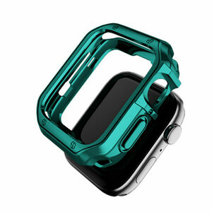 【高品質】Apple Watch iWatch メタリック TPUケース エメラルドグリーン シリーズ8 7 6 5 4 3 2 1 SE 38mm-45mm