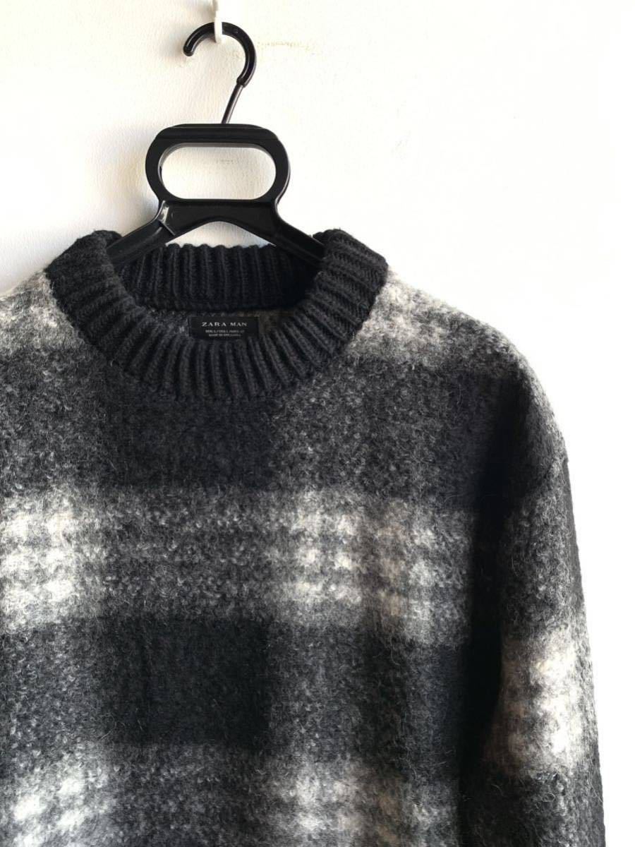 HYKE モヘアカーディガン黒 vintage4 メンズ着用可能 ブラックモヘア