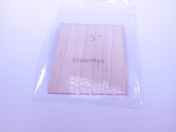 StewMac Neck Shims ネックシム 0.5度 ブランク #STEWMAC-NECKSHIM-050B