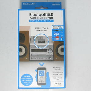 エレコム ELECOM Bluetooth オーディオレシーバー LBT-AVWAR501XBK 中古 ブルートゥース RCA変換ケーブル コンポとスマホの接続等に の画像1