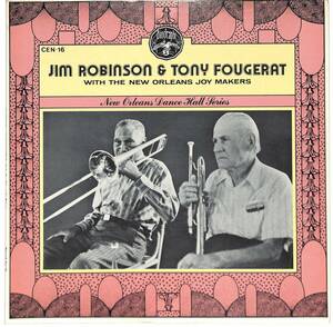 c6715/LP/米/Jim Robinson, Tony Fougerat/Jim Robinson & Tony Fougerat With The New Orleans Joymakers