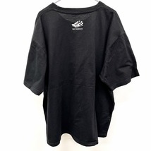 NB NEW BALANCE ニューバランス 3L 2XL XXL メンズ Tシャツ 英字 『LET'S MAKE EXCELLENT HAPPEN』 半袖 綿100% ブラック×ゴールド 黒_画像2