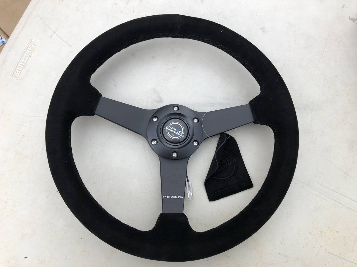 シックスピード ステアリング グリーンステッチ USDM JDM ハンドル