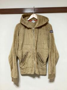 me1076 x-girl X-girl fleece Parker fleece jacket 1 light brown 