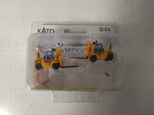 KATO カトー23-514 [Nゲージ TCMフォークリフト FD115 JR貨物色]コンテナNゲージ5