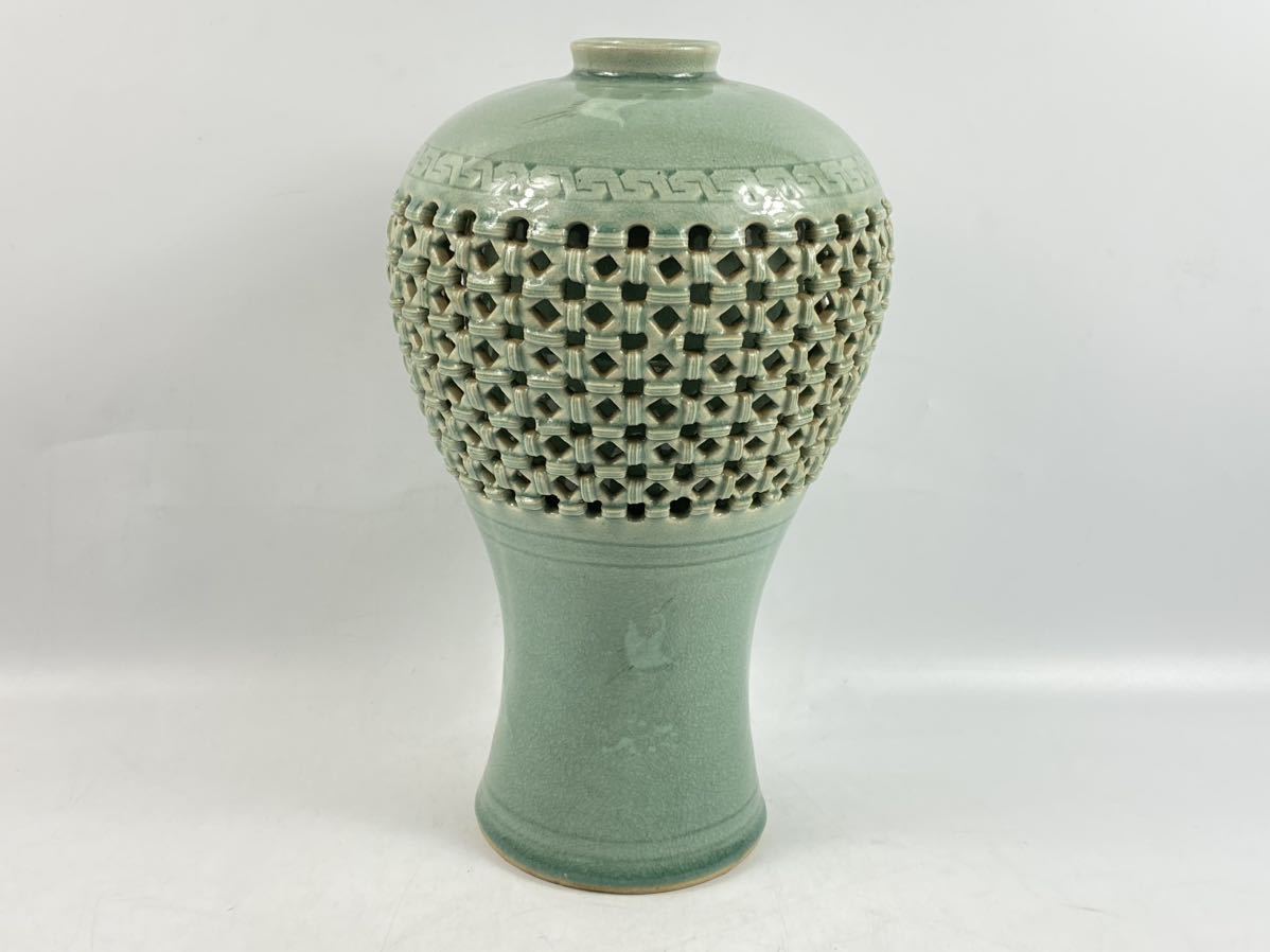 ヤフオク! -青磁 花瓶 透かし(中国、朝鮮半島)の中古品・新品・未使用